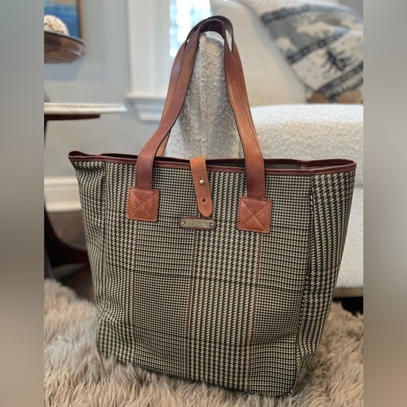 Polo Ralph Lauren Vintage Large Carryall Tote Bag - Picture 1 of 16